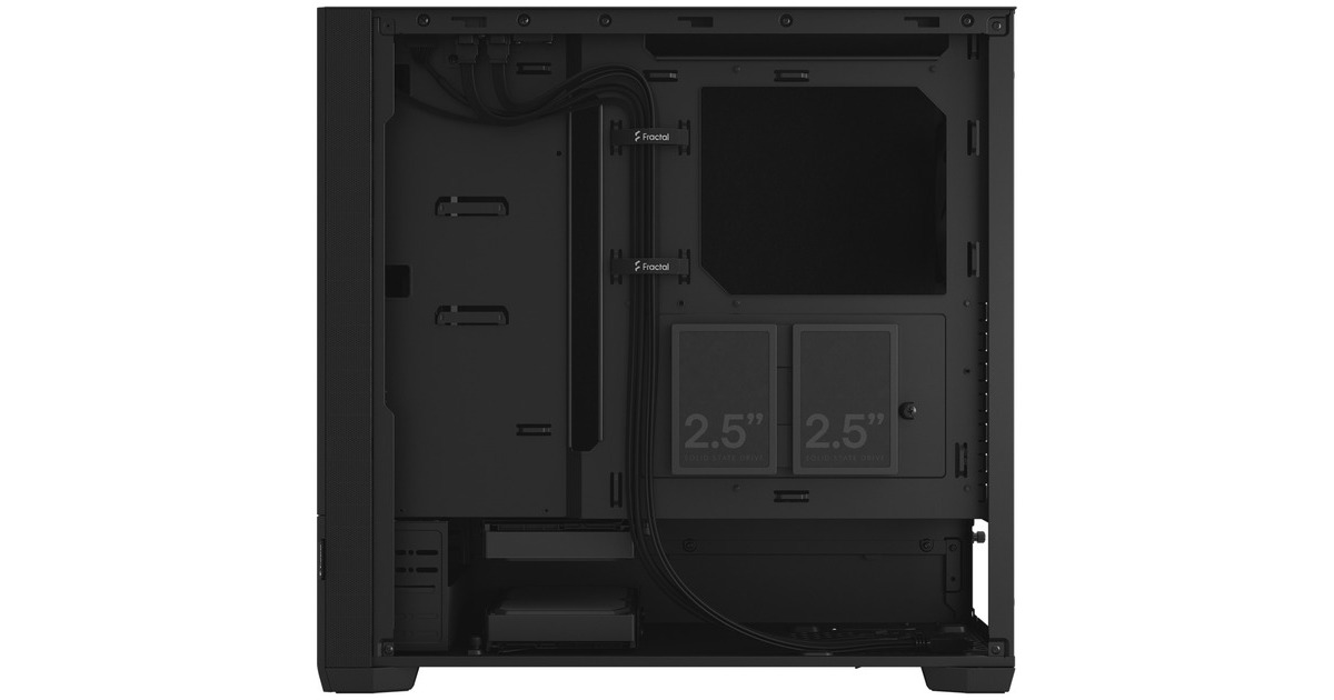 Fractal Design Pop Silent Black Solid, Tower-Gehäuse(schwarz)
