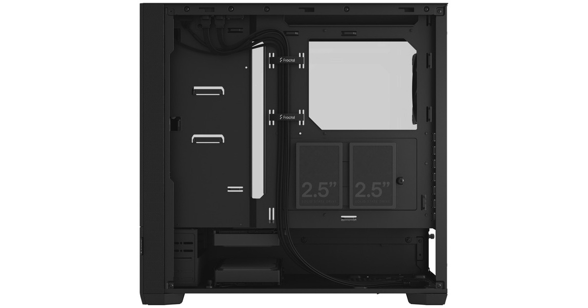 Fractal Design Pop Silent Black TG Clear Tint, Tower-Gehäuse(schwarz)