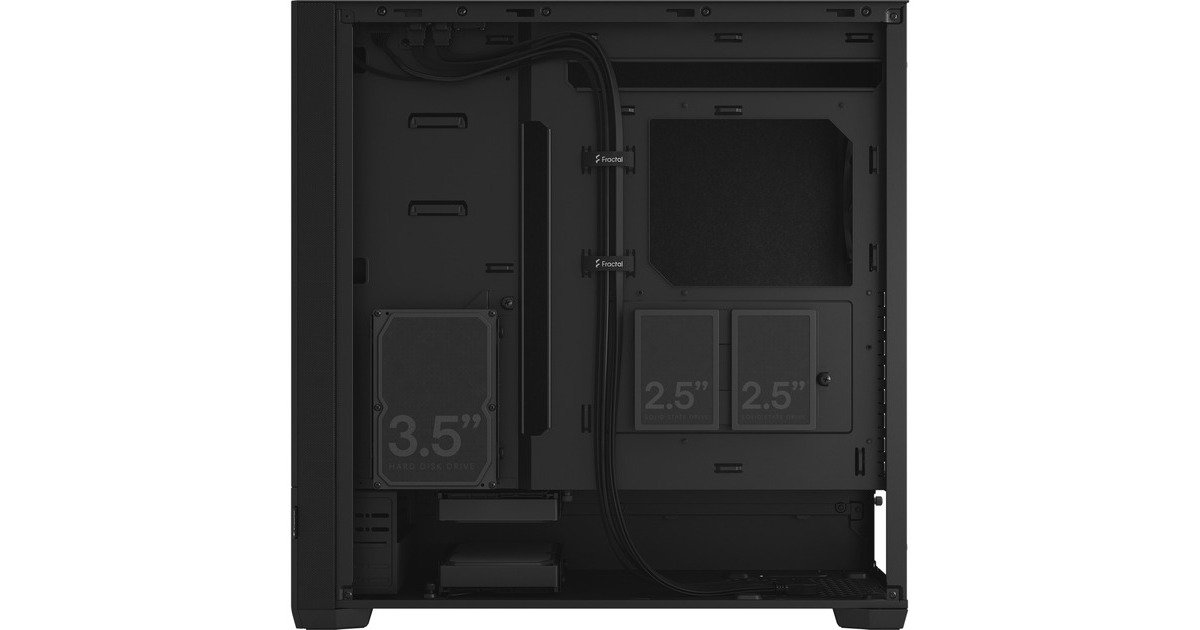 Fractal Design Pop XL Silent Black Solid, Big-Tower-Gehäuse(schwarz)