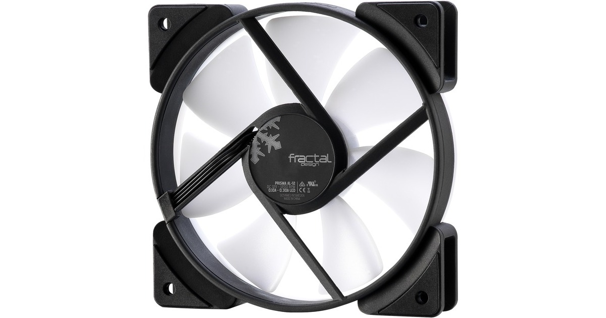 Fractal Design Prisma AL-12 3P ARGB, Gehäuselüfter(weiß/transparent, 3er Pack)