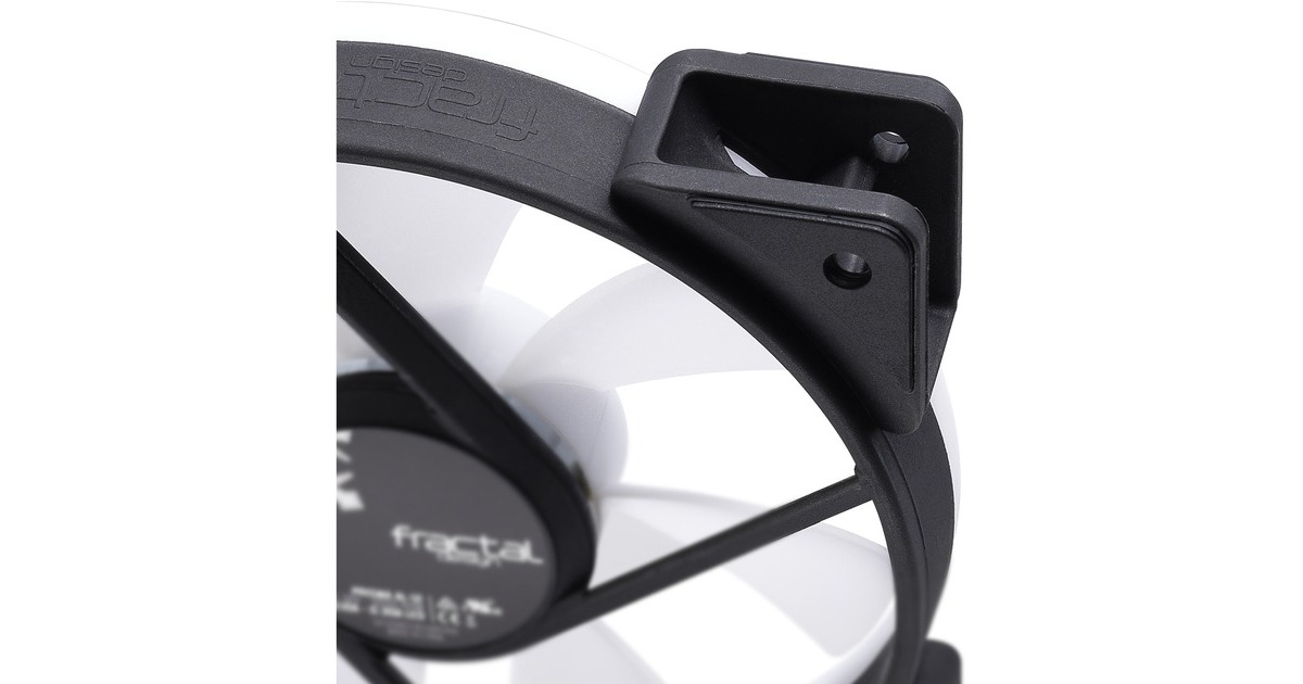 Fractal Design Prisma AL-12 PWM 3P ARGB, Gehäuselüfter(weiß/transparent, 3er Pack)