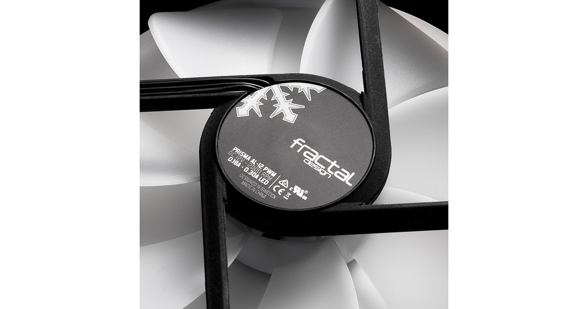 Fractal Design Prisma AL-12 PWM ARGB , Gehäuselüfter(weiß/transparent, Einzellüfter)