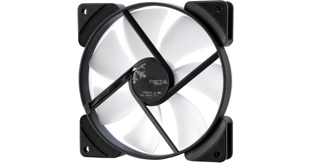 Fractal Design Prisma AL-14 3P ARGB, Gehäuselüfter(weiß, 3er Pack, Outlet)