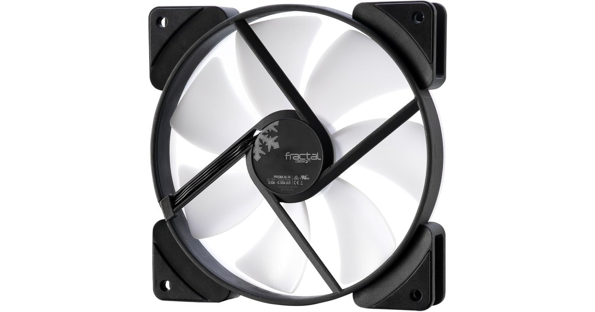Fractal Design Prisma AL-14 3P ARGB, Gehäuselüfter(weiß, 3er Pack)