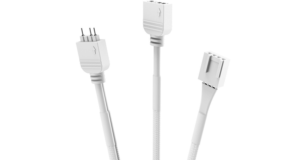 Fractal Design Prisma AL-14 PWM ARGB White, Gehäuselüfter(weiß, Einzellüfter)