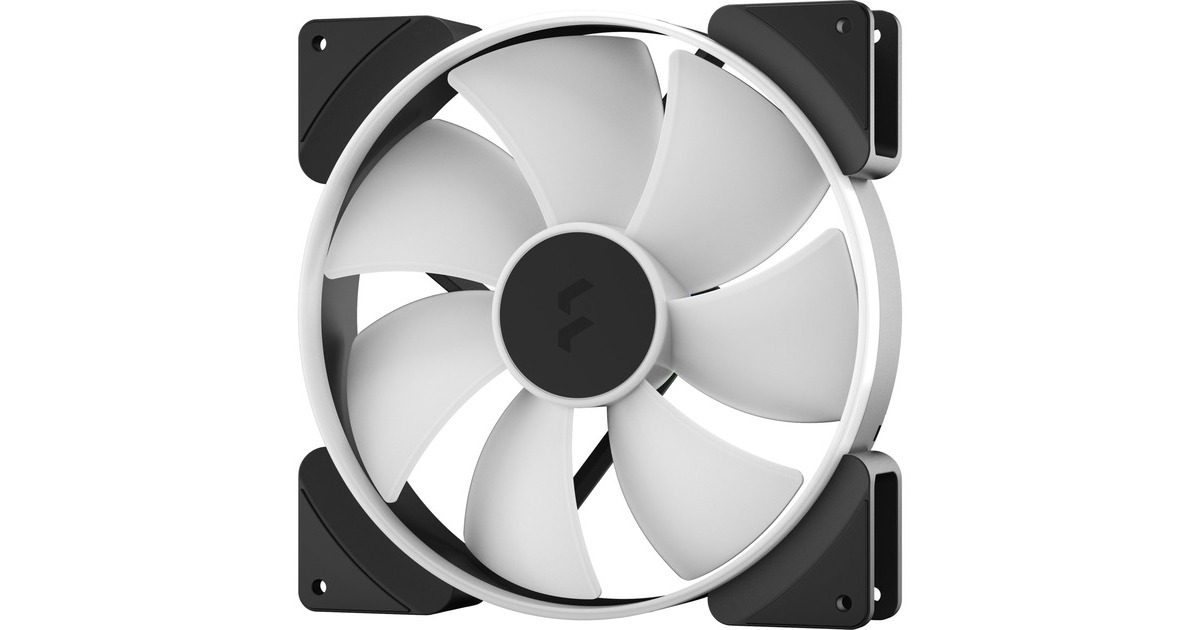 Fractal Design Prisma AL-18 ARGB PWM 2-Pack, Gehäuselüfter(schwarz/weiß, 2er Pack)