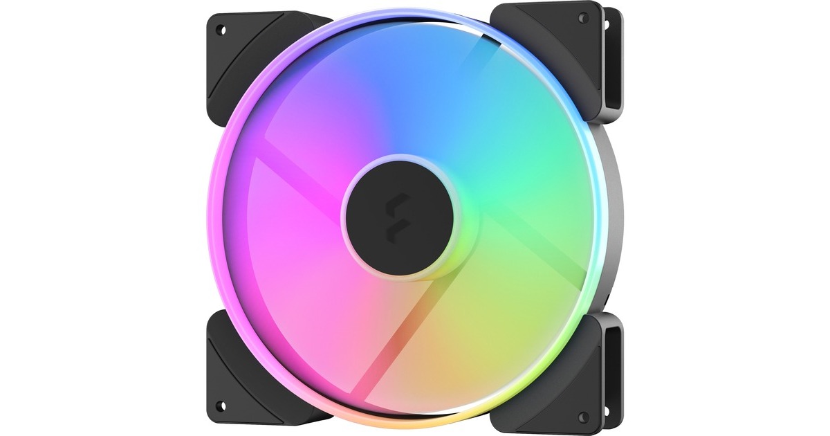 Fractal Design Prisma AL-18 ARGB PWM, Gehäuselüfter(schwarz/weiß)
