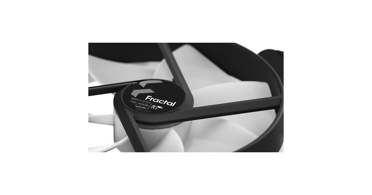 Fractal Design Prisma AL-18 ARGB PWM, Gehäuselüfter(schwarz/weiß)