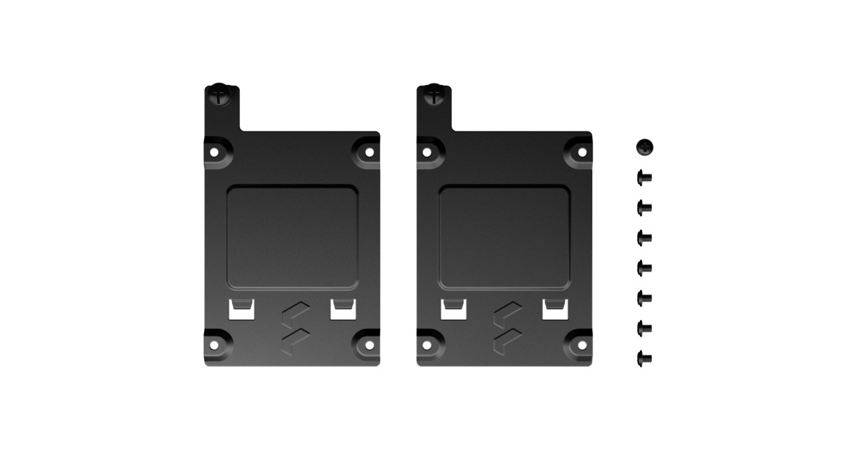 Fractal Design SSD Tray kit - Type-B (2-pack), Einbaurahmen(schwarz, 2 Stück)