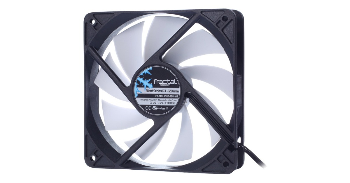Fractal Design Silent Series R3 120mm, Gehäuselüfter