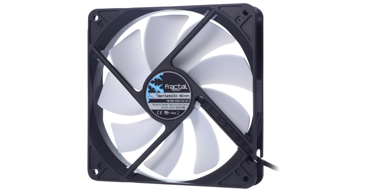 Fractal Design Silent Series R3 140mm, Gehäuselüfter