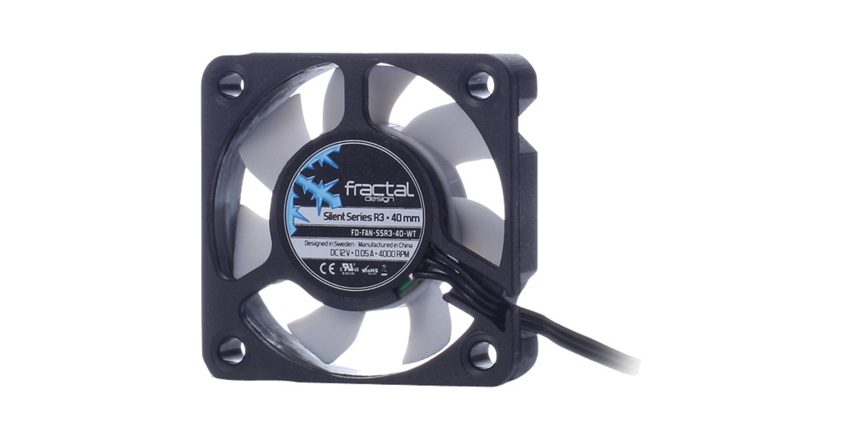 Fractal Design Silent Series R3 40mm, Gehäuselüfter