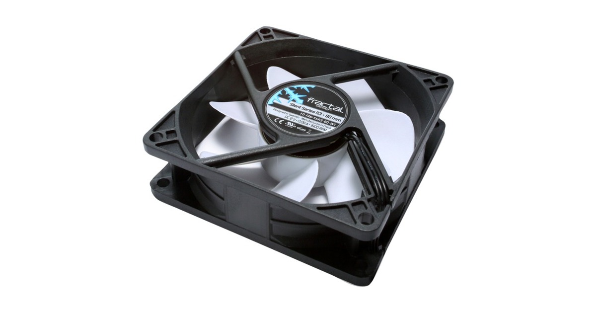 Fractal Design Silent Series R3 80mm, Gehäuselüfter