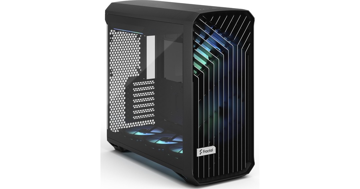 Fractal Design Torrent Black RGB TG Light Tint, Tower-Gehäuse(schwarz, Tempered Glass)