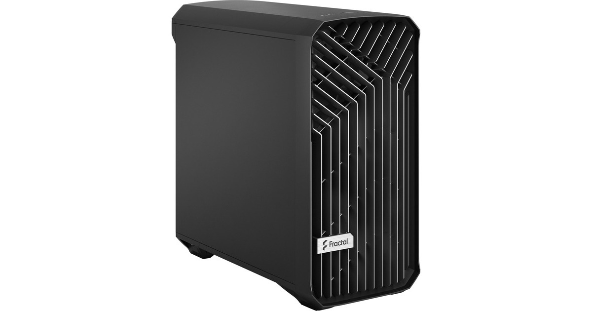 Fractal Design Torrent Compact Black Solid, Tower-Gehäuse(schwarz, Seitenteile aus Stahl, Outlet)