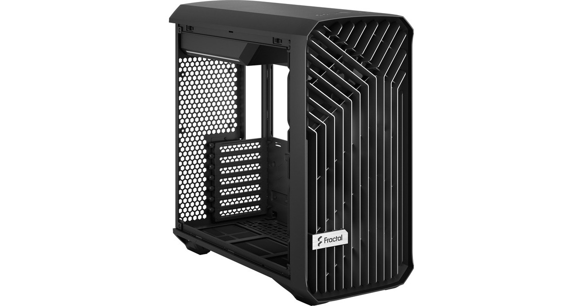 Fractal Design Torrent Compact Black Solid, Tower-Gehäuse(schwarz, Seitenteile aus Stahl, Outlet)
