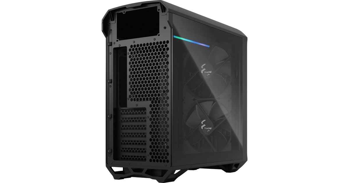 Fractal Design Torrent Compact Black TG Dark Tint, Tower-Gehäuse(schwarz, Tempered Glass)