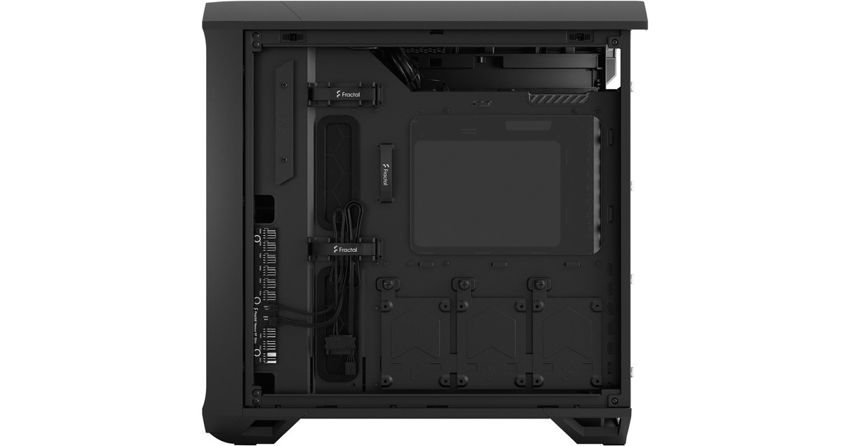 Fractal Design Torrent Compact Black TG Dark Tint, Tower-Gehäuse(schwarz, Tempered Glass)
