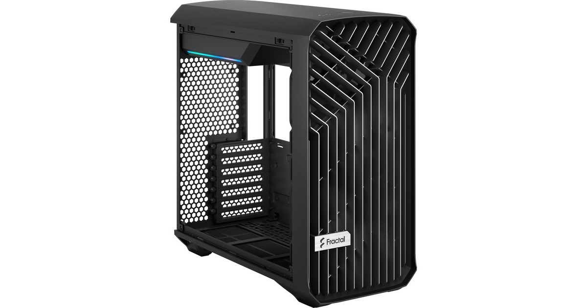 Fractal Design Torrent Compact Black TG Dark Tint, Tower-Gehäuse(schwarz, Tempered Glass)
