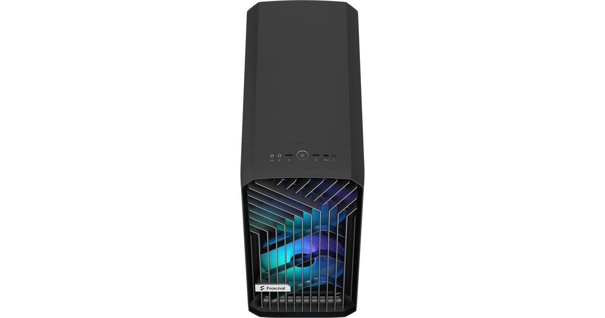 Fractal Design Torrent Compact RGB Black TG Light Tint, Tower-Gehäuse(schwarz, Tempered Glass)