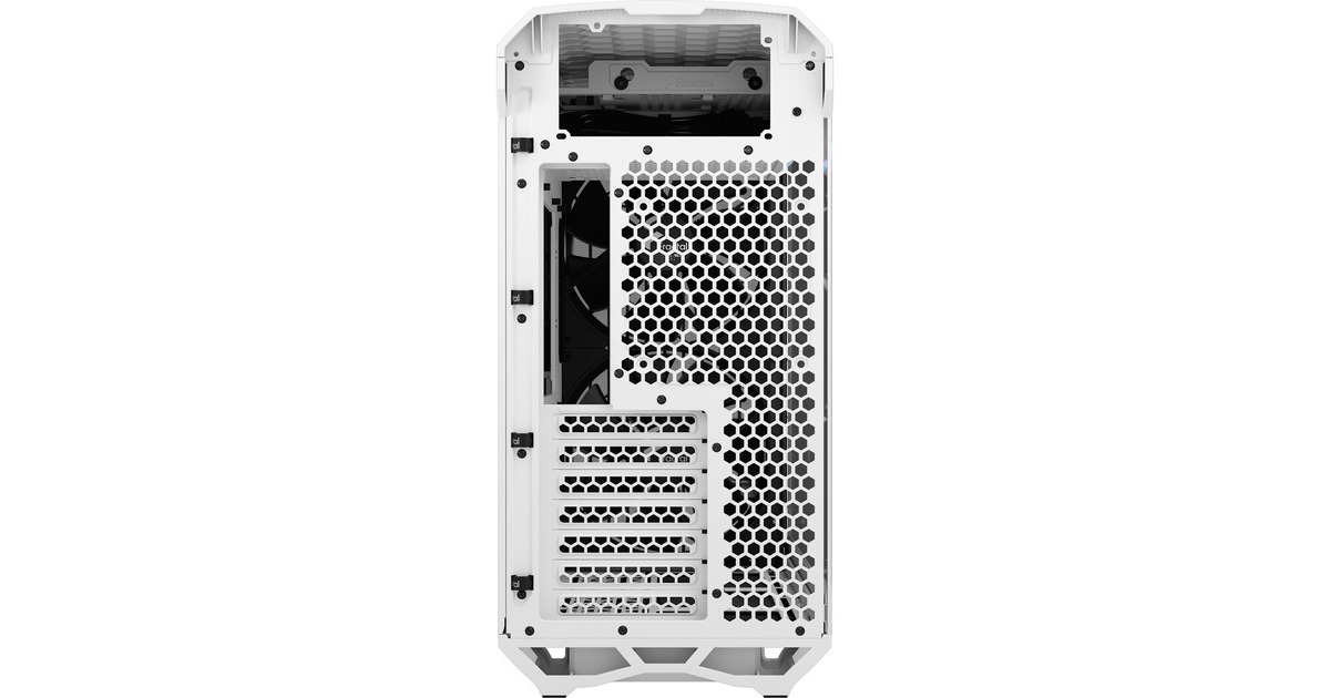 Fractal Design Torrent Compact White TG Clear Tint, Tower-Gehäuse(weiß, Tempered Glass)