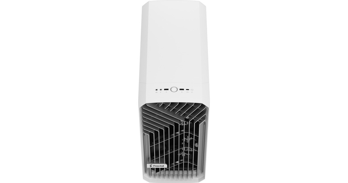 Fractal Design Torrent Compact White TG Clear Tint, Tower-Gehäuse(weiß, Tempered Glass)