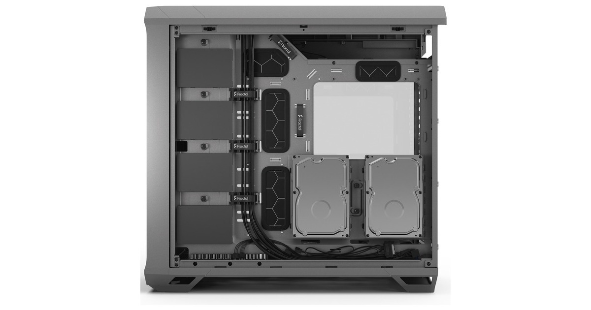 Fractal Design Torrent Gray TG Light Tint, Tower-Gehäuse(grau, Tempered Glass)