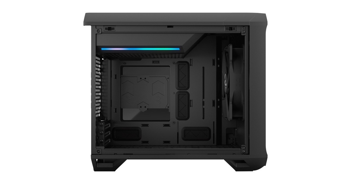 Fractal Design Torrent Nano Black TG Dark Tint, Tower-Gehäuse(schwarz, Tempered Glass)