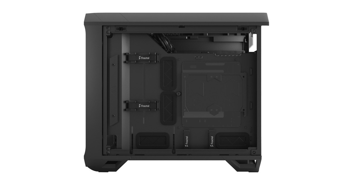 Fractal Design Torrent Nano Black TG Dark Tint, Tower-Gehäuse(schwarz, Tempered Glass)