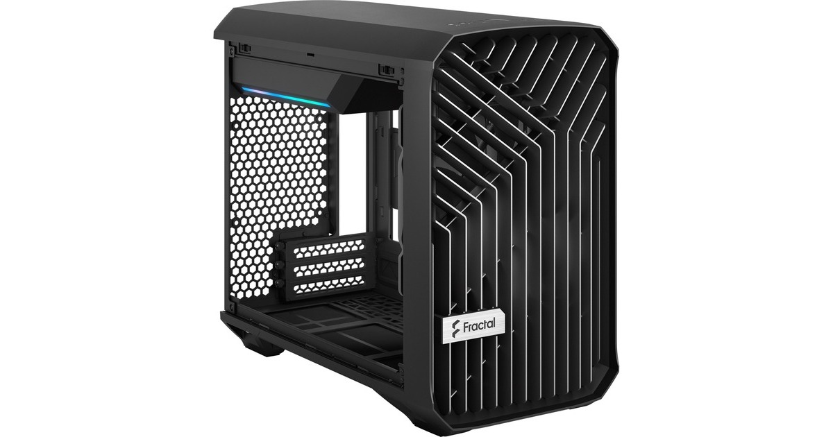 Fractal Design Torrent Nano Black TG Dark Tint, Tower-Gehäuse(schwarz, Tempered Glass)