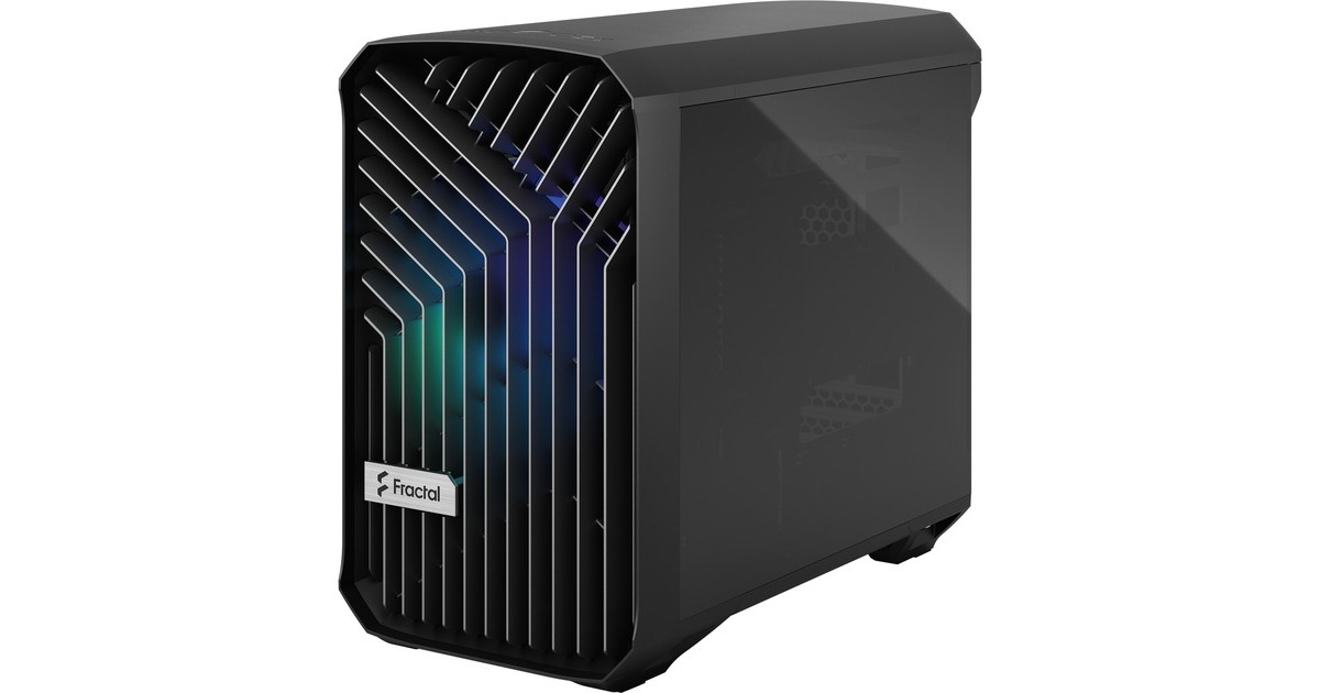 Fractal Design Torrent Nano RGB Black TG Light Tint, Tower-Gehäuse(schwarz)