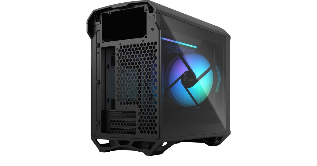 Fractal Design Torrent Nano RGB Black TG Light Tint, Tower-Gehäuse(schwarz)