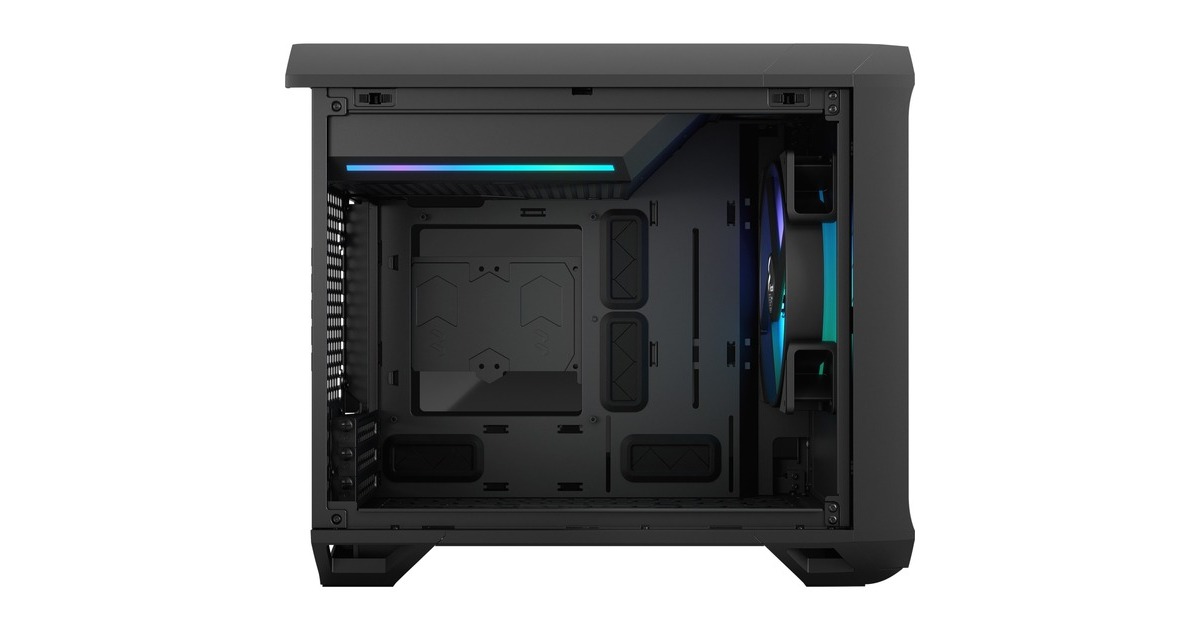 Fractal Design Torrent Nano RGB Black TG Light Tint, Tower-Gehäuse(schwarz)