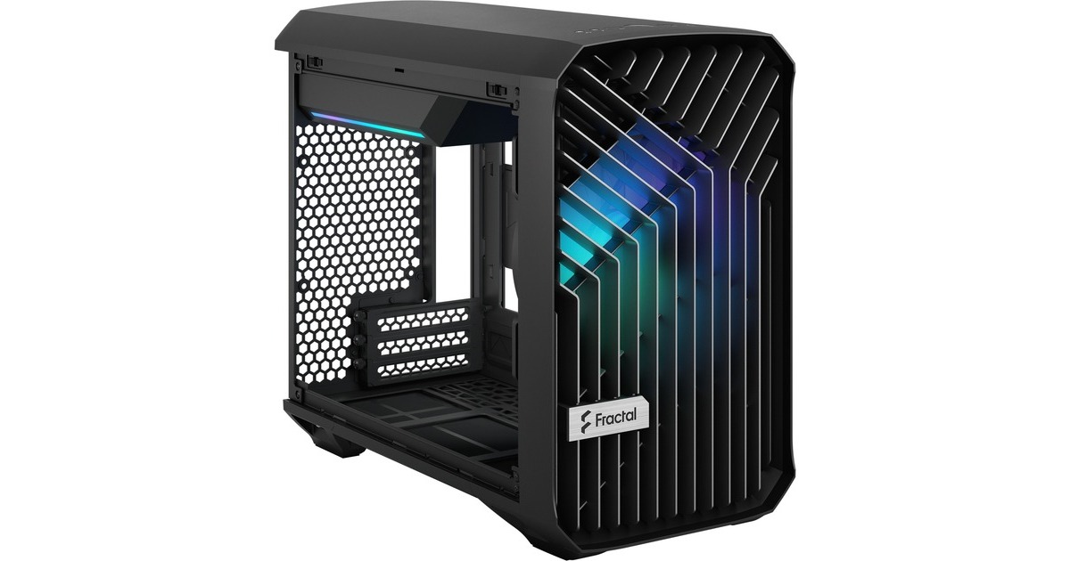 Fractal Design Torrent Nano RGB Black TG Light Tint, Tower-Gehäuse(schwarz)