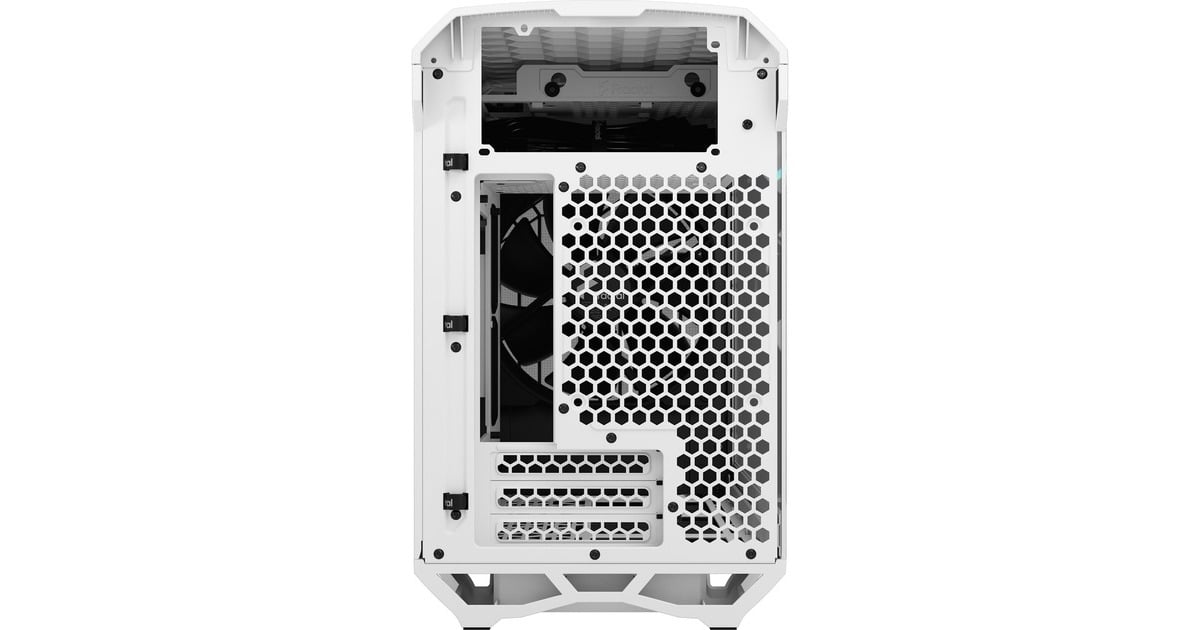 Fractal Design Torrent Nano White TG Clear Tint, Tower-Gehäuse(weiß, Tempered Glass)