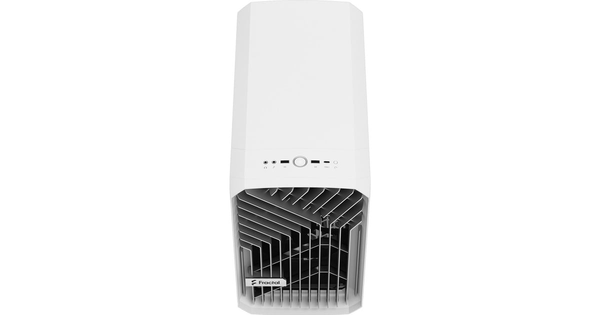 Fractal Design Torrent Nano White TG Clear Tint, Tower-Gehäuse(weiß, Tempered Glass)