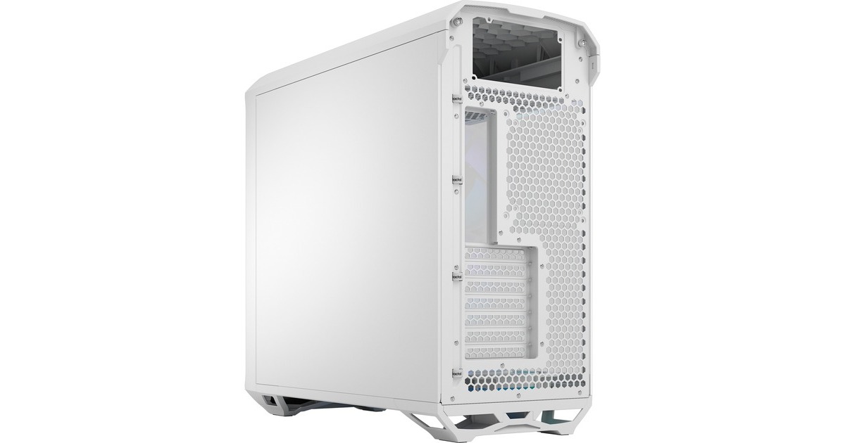 Fractal Design Torrent White RGB TG Clear Tint, Tower-Gehäuse(weiß, Tempered Glass)