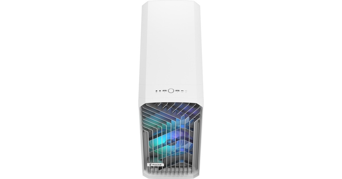 Fractal Design Torrent White RGB TG Clear Tint, Tower-Gehäuse(weiß, Tempered Glass)