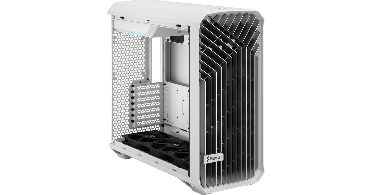 Fractal Design Torrent White TG Clear Tint, Tower-Gehäuse(weiß, Tempered Glass)