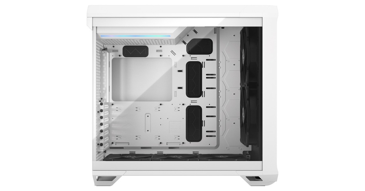 Fractal Design Torrent White TG Clear Tint, Tower-Gehäuse(weiß, Tempered Glass)