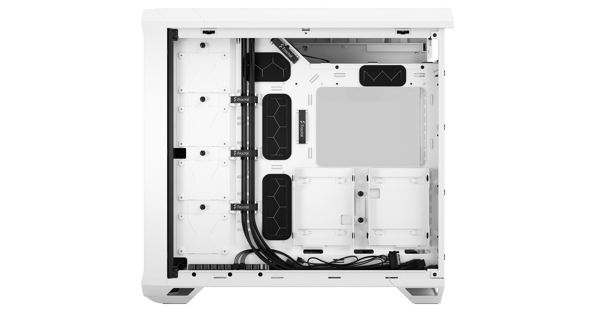 Fractal Design Torrent White TG Clear Tint, Tower-Gehäuse(weiß, Tempered Glass)