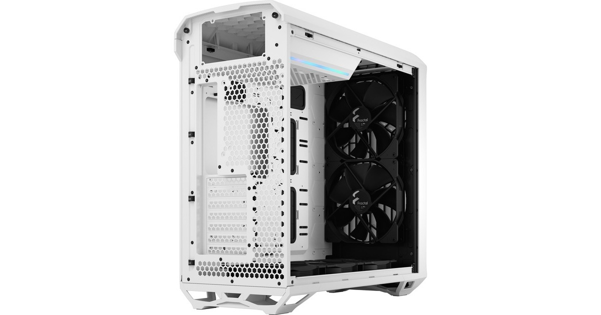 Fractal Design Torrent White TG Clear Tint, Tower-Gehäuse(weiß, Tempered Glass)