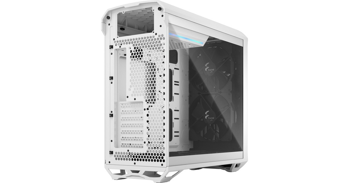 Fractal Design Torrent White TG Clear Tint, Tower-Gehäuse(weiß, Tempered Glass)