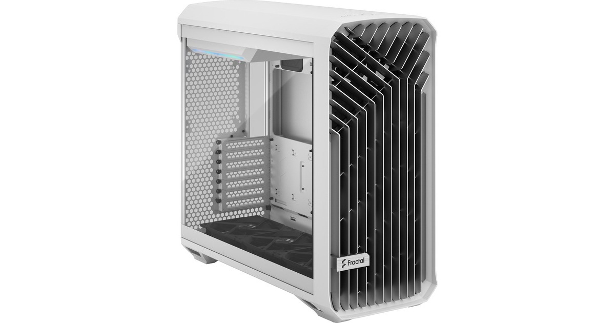 Fractal Design Torrent White TG Clear Tint, Tower-Gehäuse(weiß, Tempered Glass)