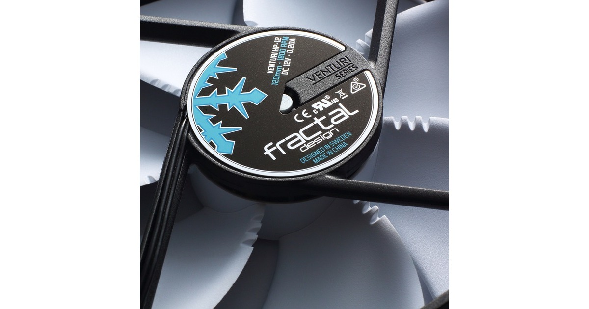 Fractal Design Venturi HP-12 PWM, Gehäuselüfter(weiß)