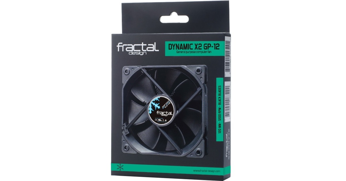 Fractal Design X2 GP-12 120x120x25, Gehäuselüfter(schwarz)