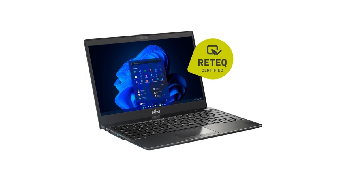 Fujitsu LIFEBOOK U938 Generalüberholt, Notebook(schwarz, Windows 11 Pro 64-Bit, 33.8 cm (13.3 Zoll), 256 GB SSD)