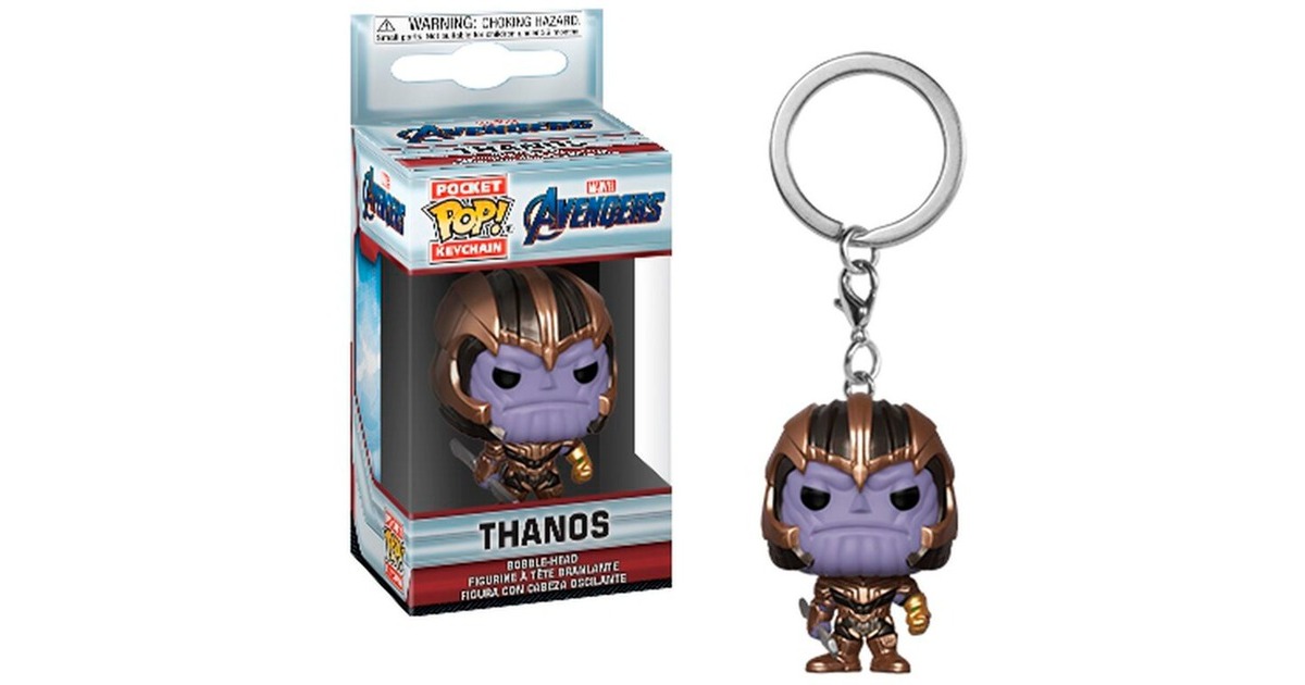 Funko POP! Schlüsselanhänger Marvel Avengers Infinity War 2 - Thanos, Spielfigur