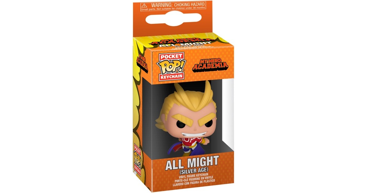 Funko POP! Schlüsselanhänger My Hero Academia - All Might, Spielfigur(4 cm)