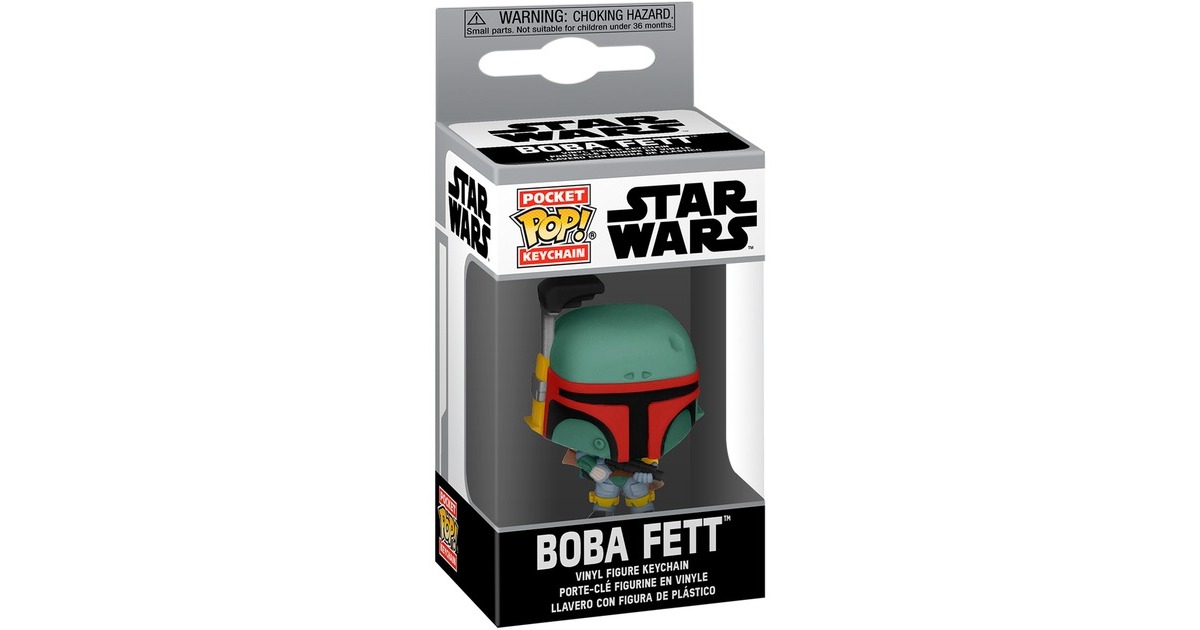 Funko POP! Schlüsselanhänger Star Wars - Boba Fett, Spielfigur(7,6 cm)